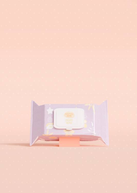 Alcohol-Free Creamy Baby Wipes – Soothing & Gentle Skin Cleanser.