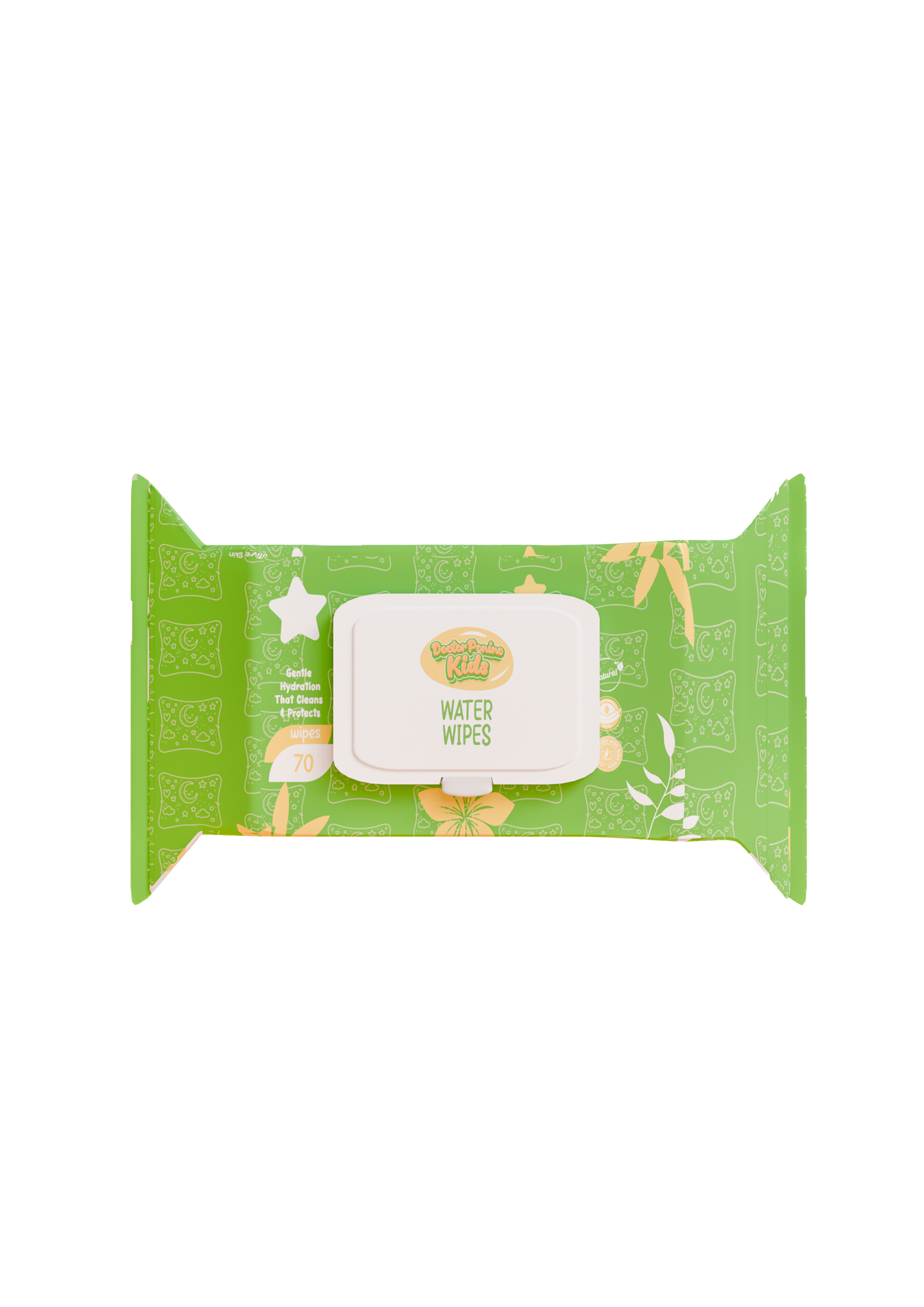 Fragrance-Free Baby Water Wipes – Gentle & Hydrating Cleanser for Sensitive Skin.