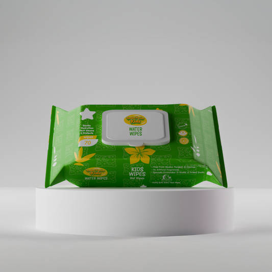Fragrance-Free Baby Water Wipes – Gentle & Hydrating Cleanser for Sensitive Skin.