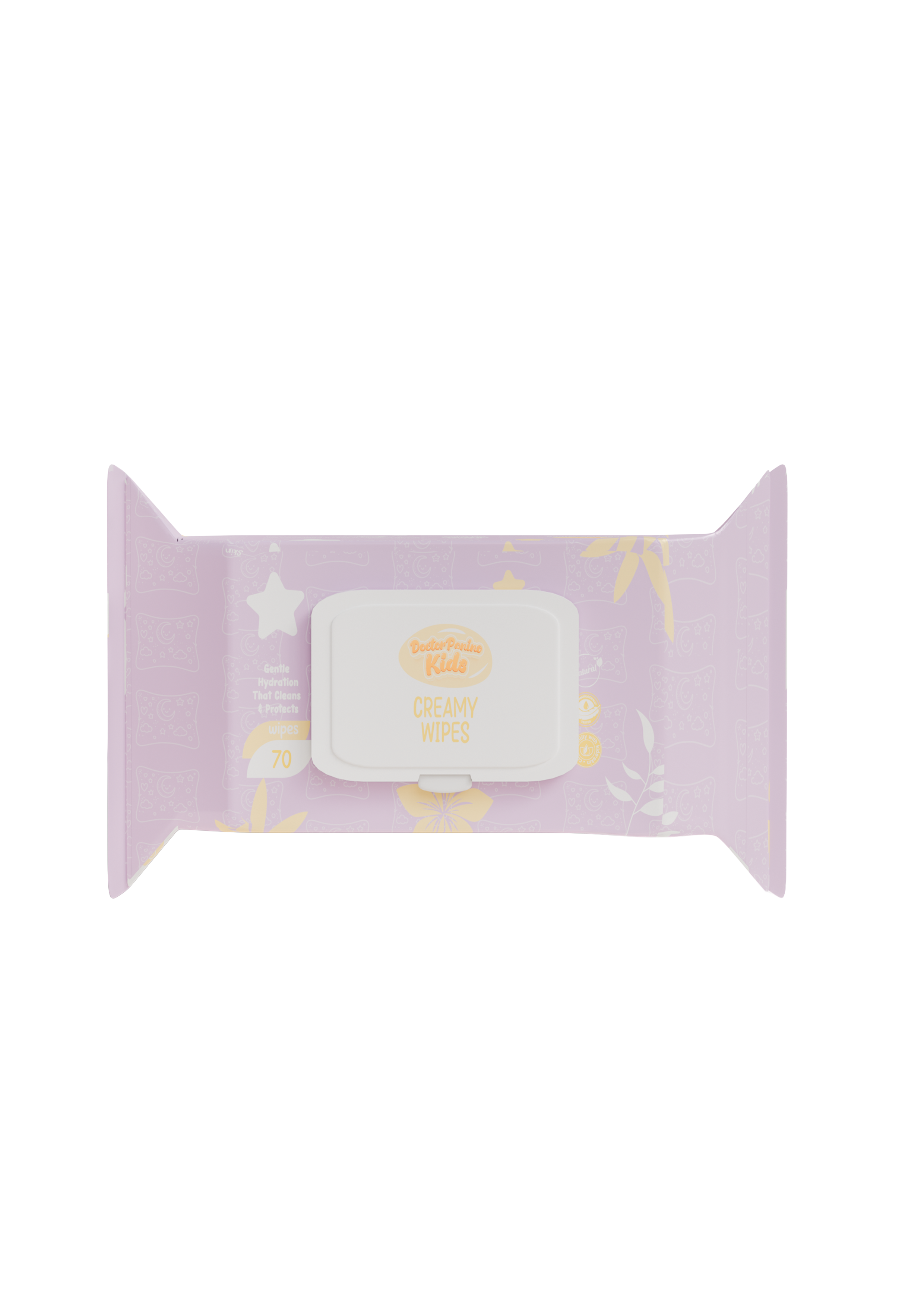 Alcohol-Free Creamy Baby Wipes – Soothing & Gentle Skin Cleanser.