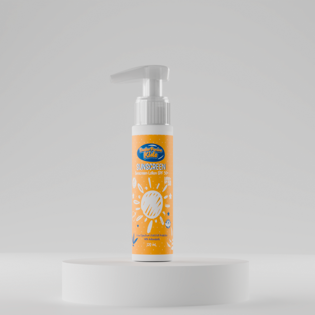Kids Sunscreen – Broad-Spectrum UV Protection & Moisture for Sensitive Skin.