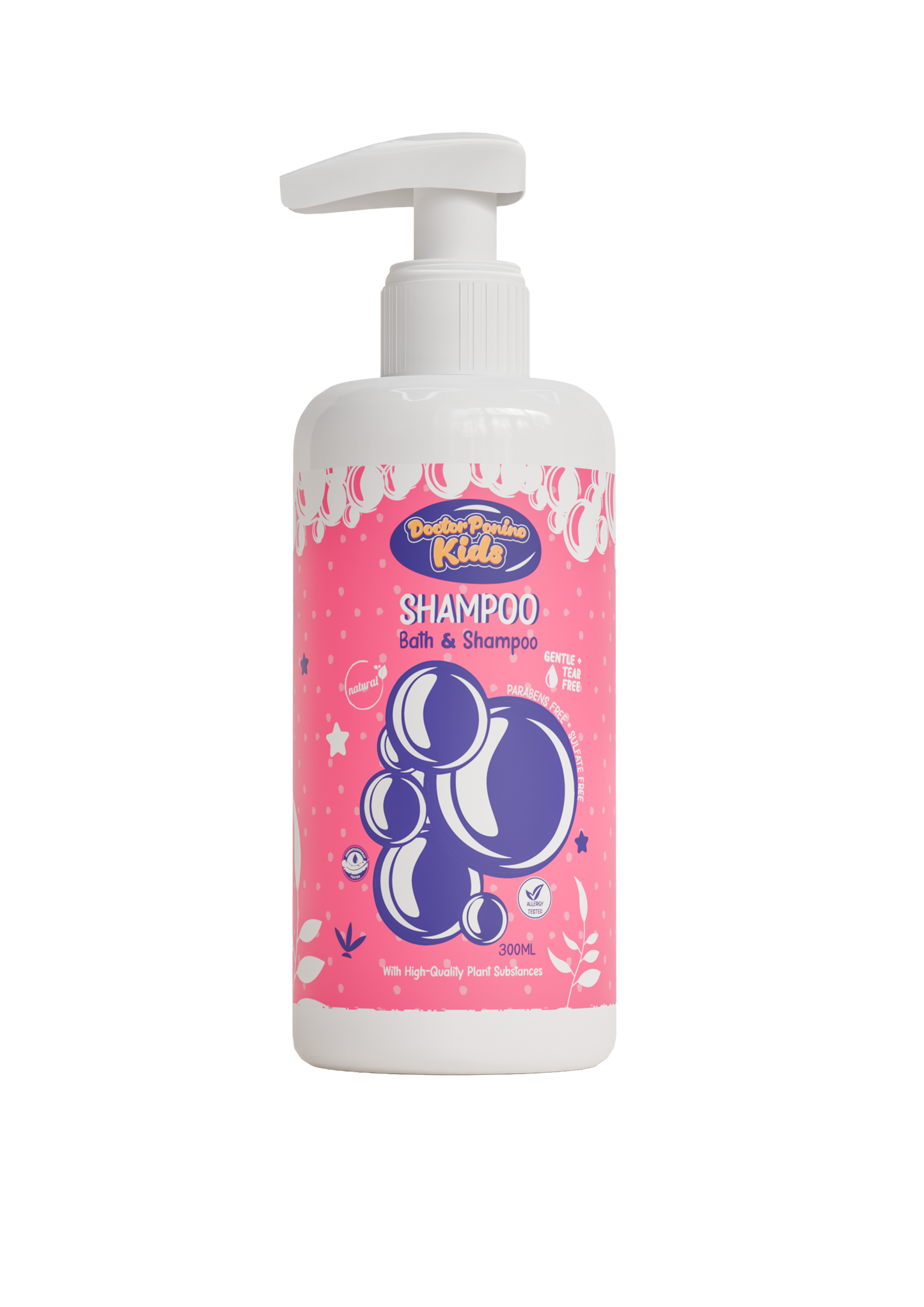 Doctor Ponino Kids Shampoo – Gentle Moisturizing & Nourishing Formula for Soft And Healthy Hair.