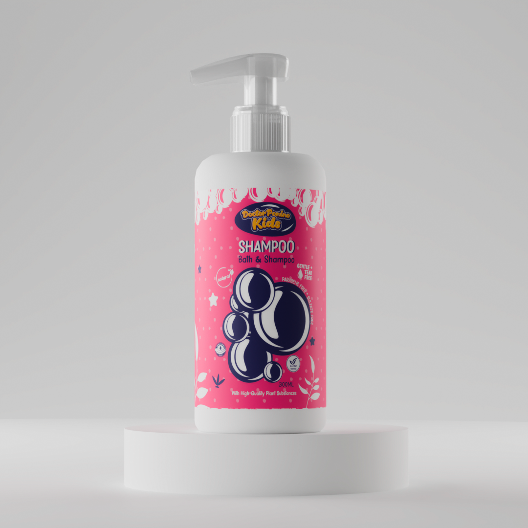 Doctor Ponino Kids Shampoo – Gentle Moisturizing & Nourishing Formula for Soft And Healthy Hair.