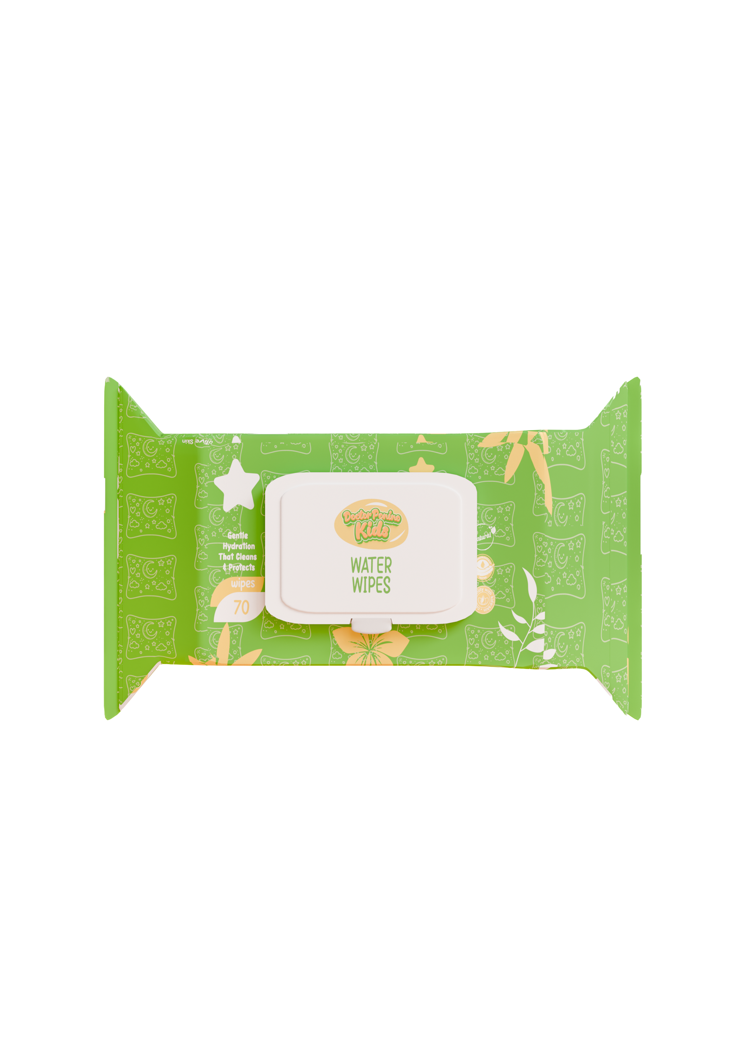Fragrance-Free Baby Water Wipes – Gentle & Hydrating Cleanser for Sensitive Skin.
