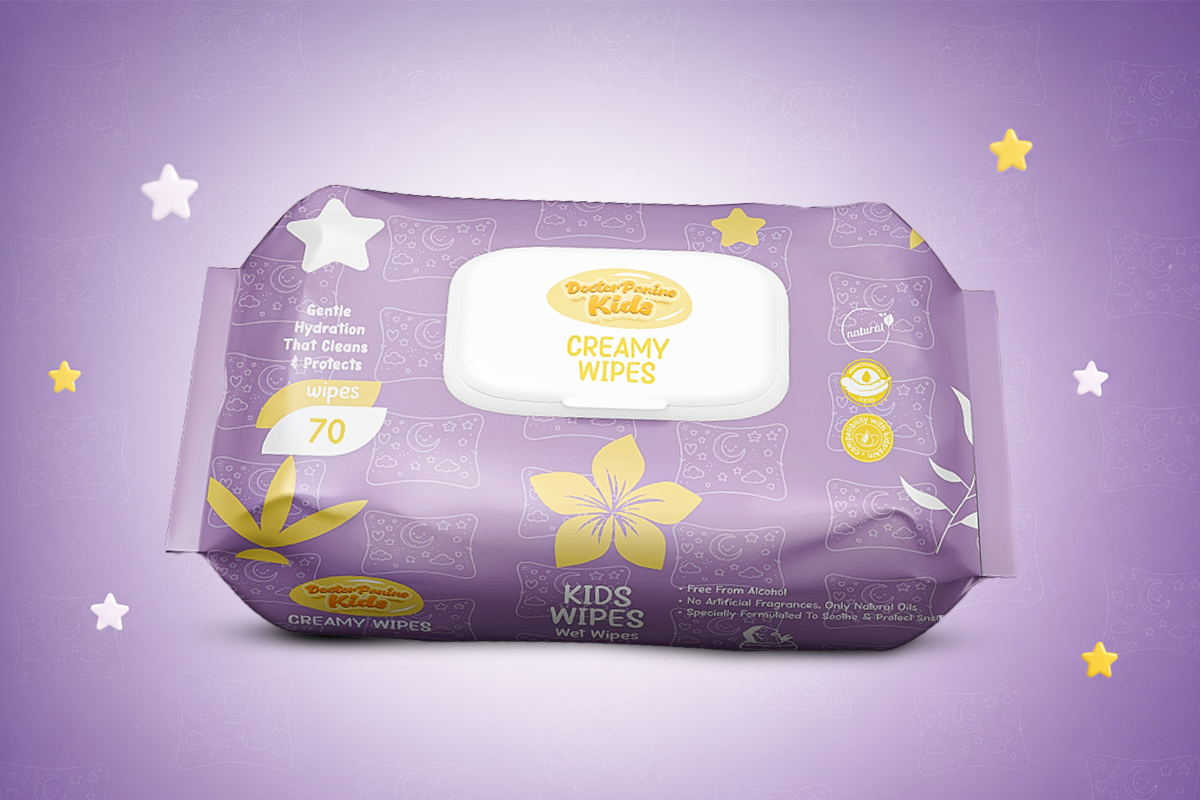Doctor Ponino Kids Creamy Wipes