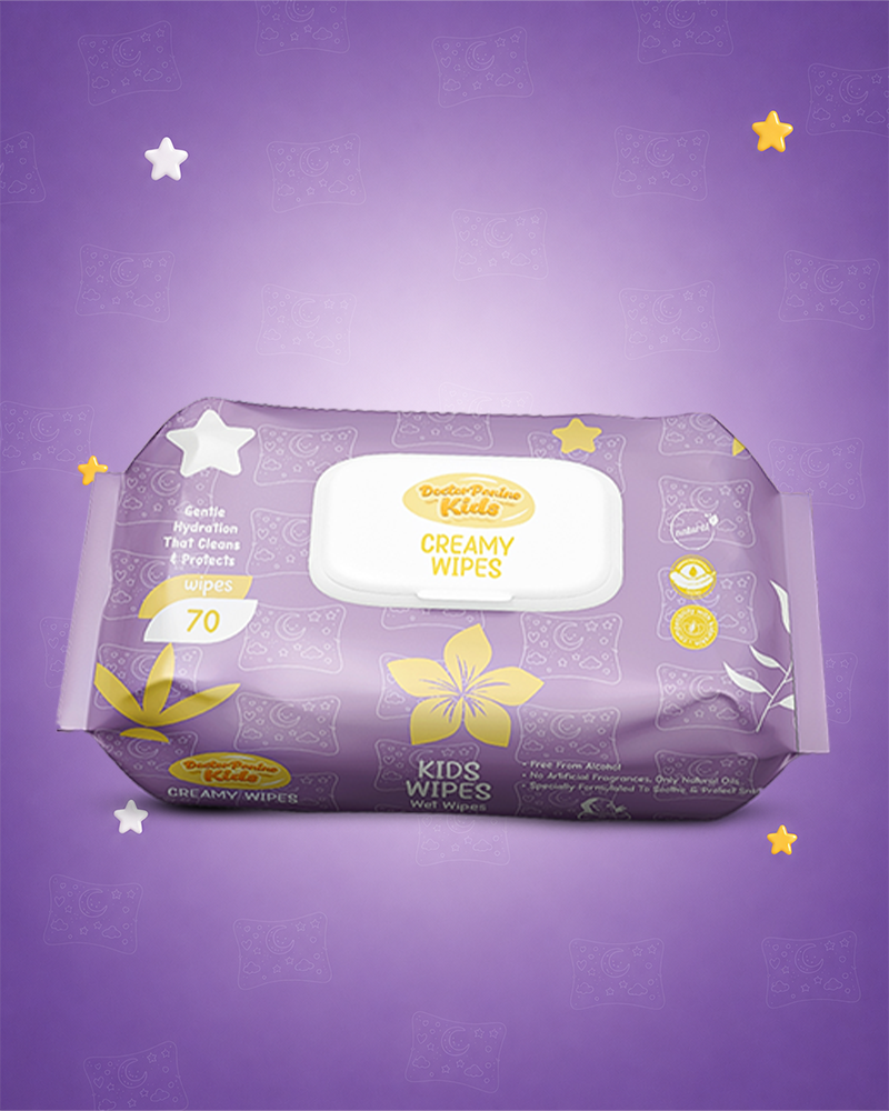 Doctor Ponino Kids Creamy Wipes