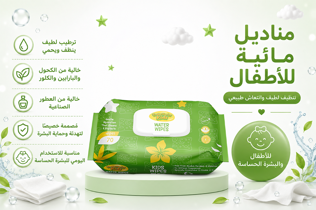 Doctor Ponino Kids Water Wipes